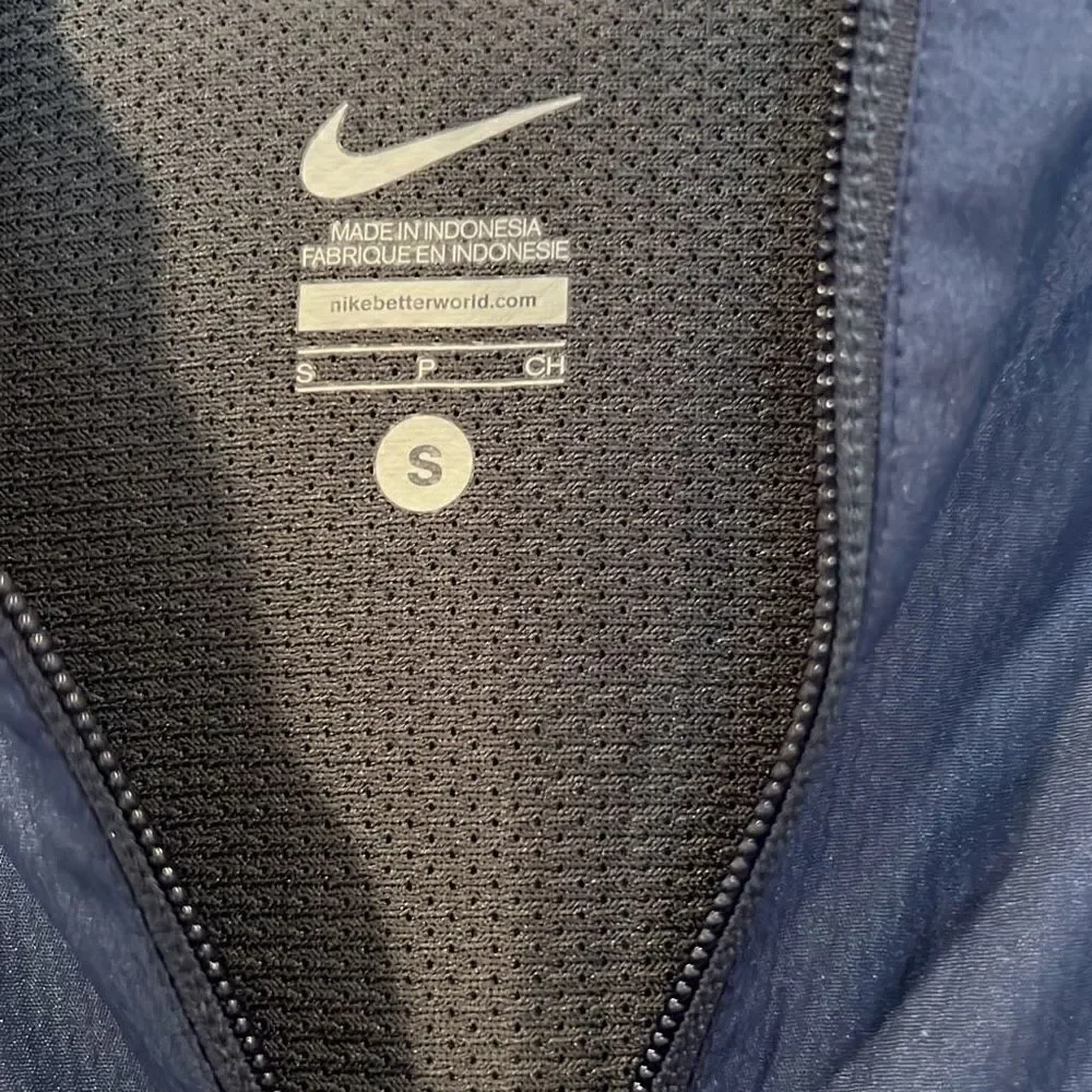 Nike Men’s Pullover 1/4 Zipper Shirt Jacket Blue Sz.S NWT